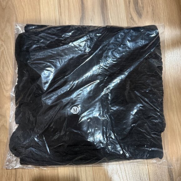 Free People Maddie Long Sleeve Turtleneck Shirt – Black | New - Picture 6 of 11